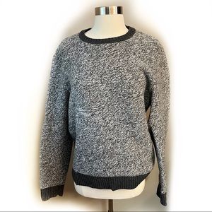 Club Monaco Heather Gray Crew Neck Sweater